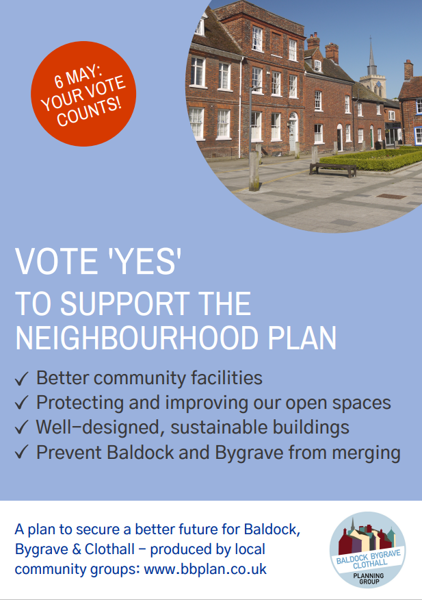 Neighbourhood plan referendum poster